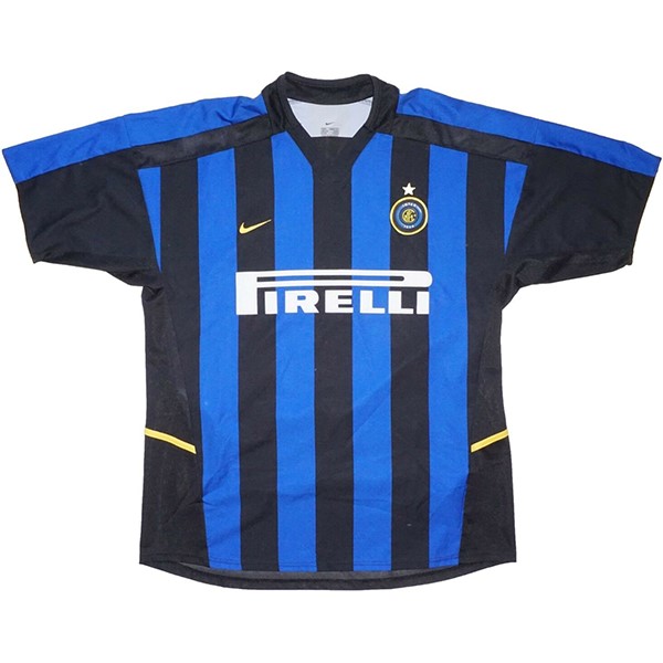 Authentic Camiseta Inter Milan 1ª Retro 2002 2003 Azul
